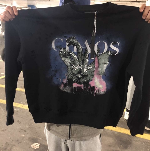 Amiri Chaos City Dragon Sweatshirt - Picture 4 of 4